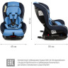 Удерживающее устройство для детей SIGER Наутилус ISOFIX голубой, гр. 0+/I, 0-18 кг, 0-4 лет KRES0194